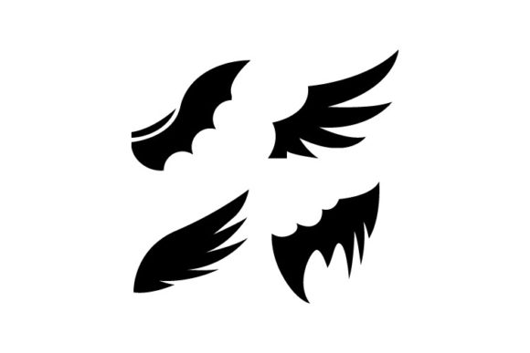 Black Decorative Wing Design: Elevate Your Creative Projects