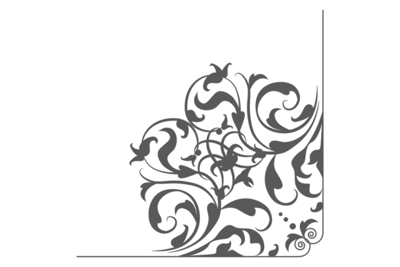 Calligraphic Corner: Vintage Decorative for Timeless Branding