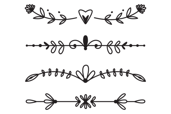 Doodle Page Dividers: Cute Decorative Borders for Creative Projects