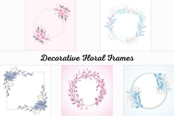 Elevate Your Designs with This Floral Frame Collection