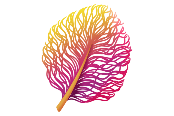Fluffy Feather: Colorful Decorative Bird for Vibrant Branding