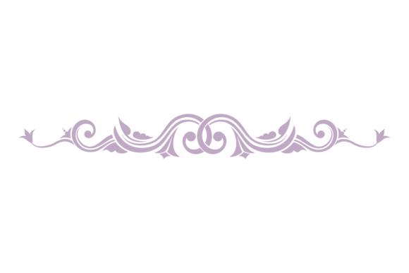 Retro Floral Pa: A Decorative Text Divider for Timeless Designs