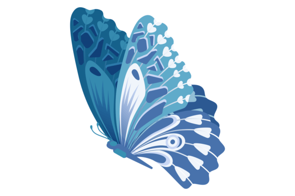 The Allure of Flying Moth with Decorative Patterned Wi