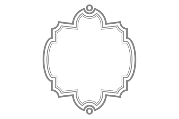 Vintage Label Frame: Your Go-To Decorative Retro Line Border